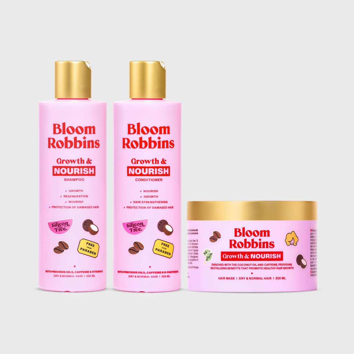 Complete hair line for deep nourishment and hair growth